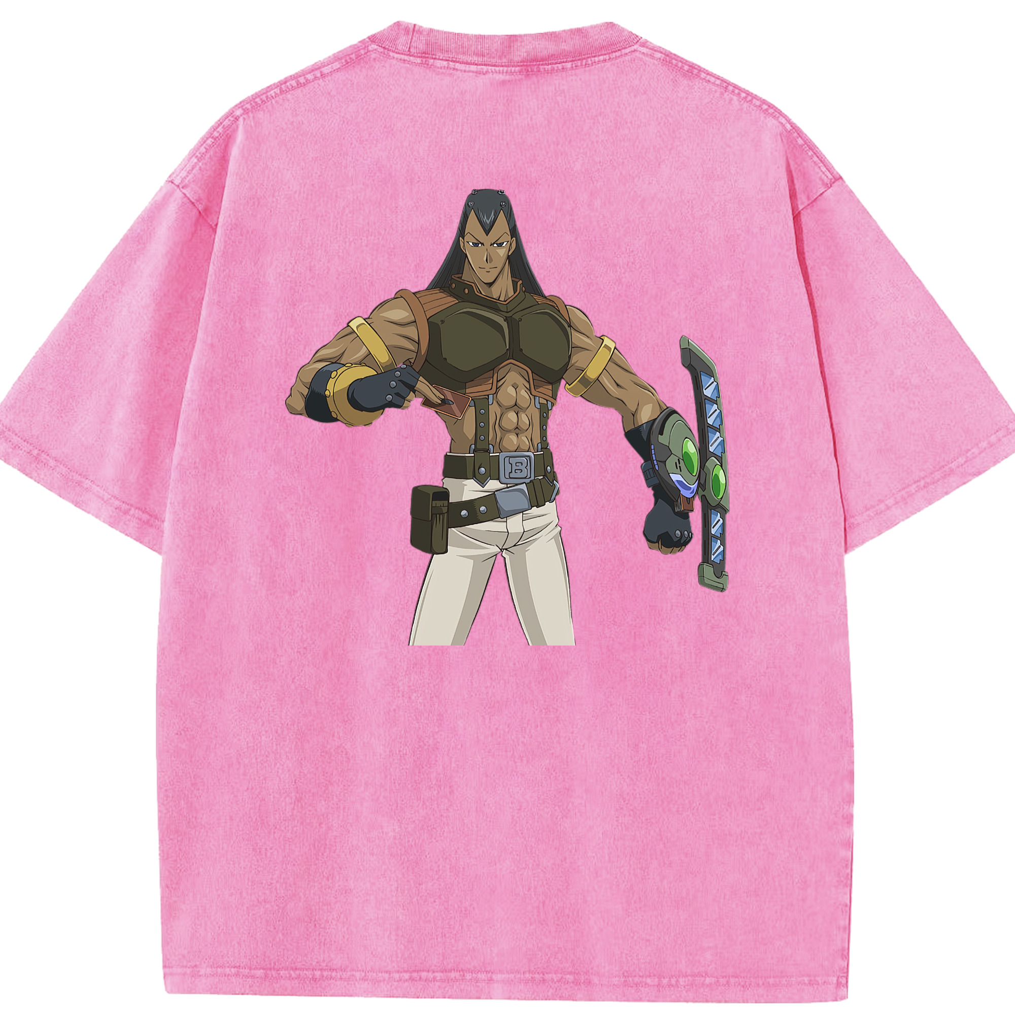 （画像用） 遊☆戯☆王 Yu-Gi-Oh! 綿100% ヴィンテージ風 半袖Tシャツ（背面プリント）